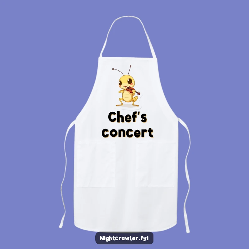 Funny Cricket Apron: Cook and Play Music with Gusto