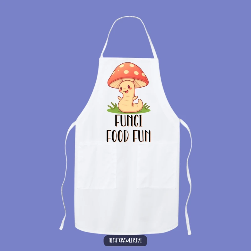 Funny Garden Glow Apron, Cute Character Cooking Accessory for Earthy Chefs