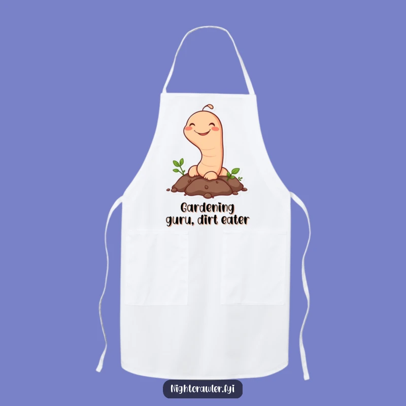 Funny Earthworm Apron: Garden Grin Protection - Hilarious Cook Gift