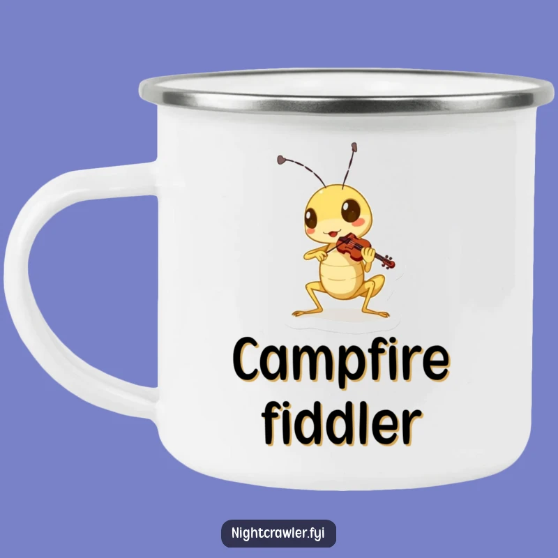 Funny Cricket Camping Mug: Serenade Your Adventures with Humor