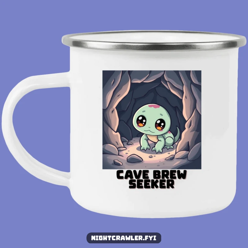 Funny Night Crawler Campfire Mug: Explore the Outdoors with a Laugh
