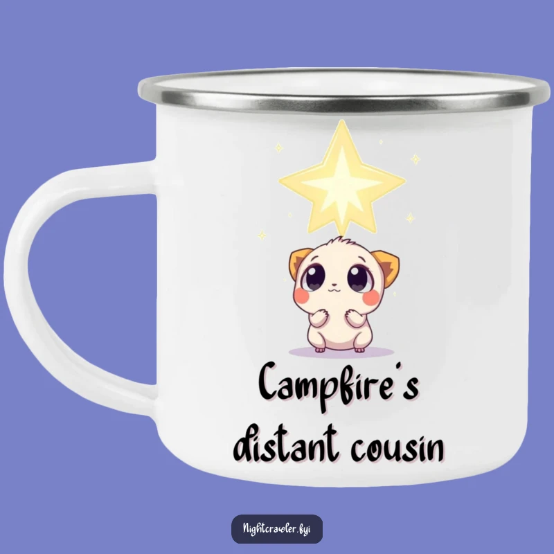 Funny Star Gazer Camping Mug: Curious Creature's Colossal Twinkle Surprise Drinkware