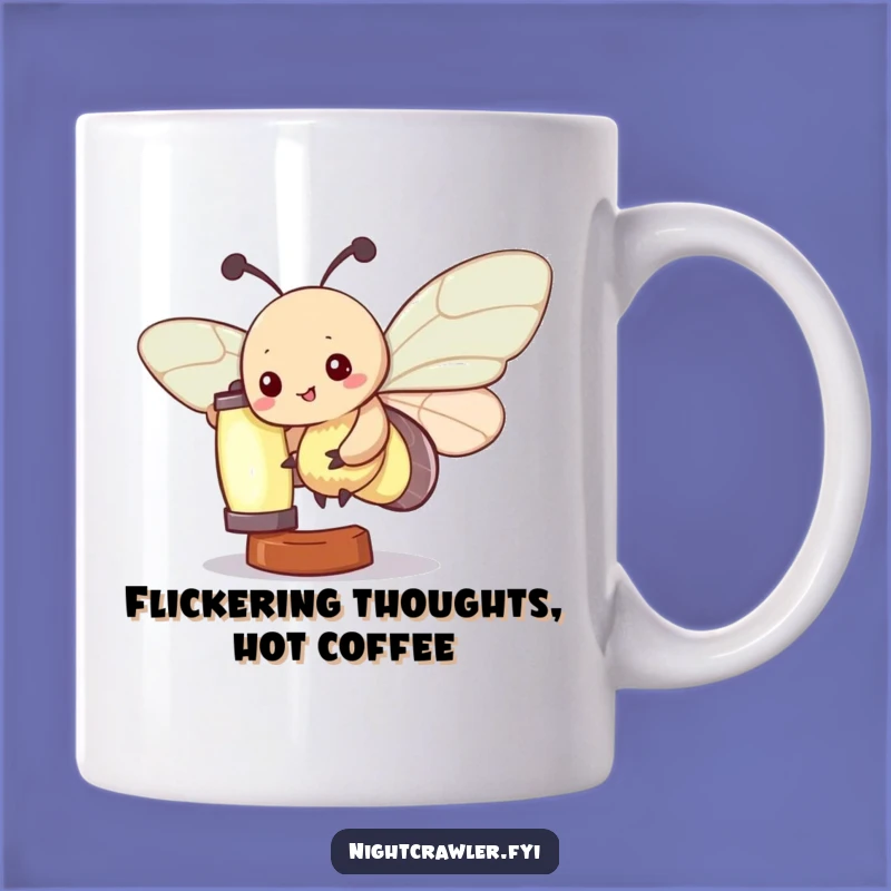 Funny Kawaii Moth Lantern Mug: A Whimsical & Hilarious Gift for Moth Lovers