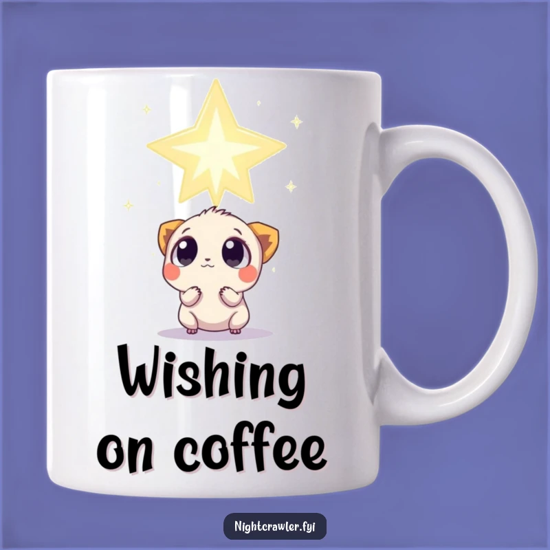 Funny Star Gazer Mug: Curious Creature's Colossal Twinkle Surprise Gift