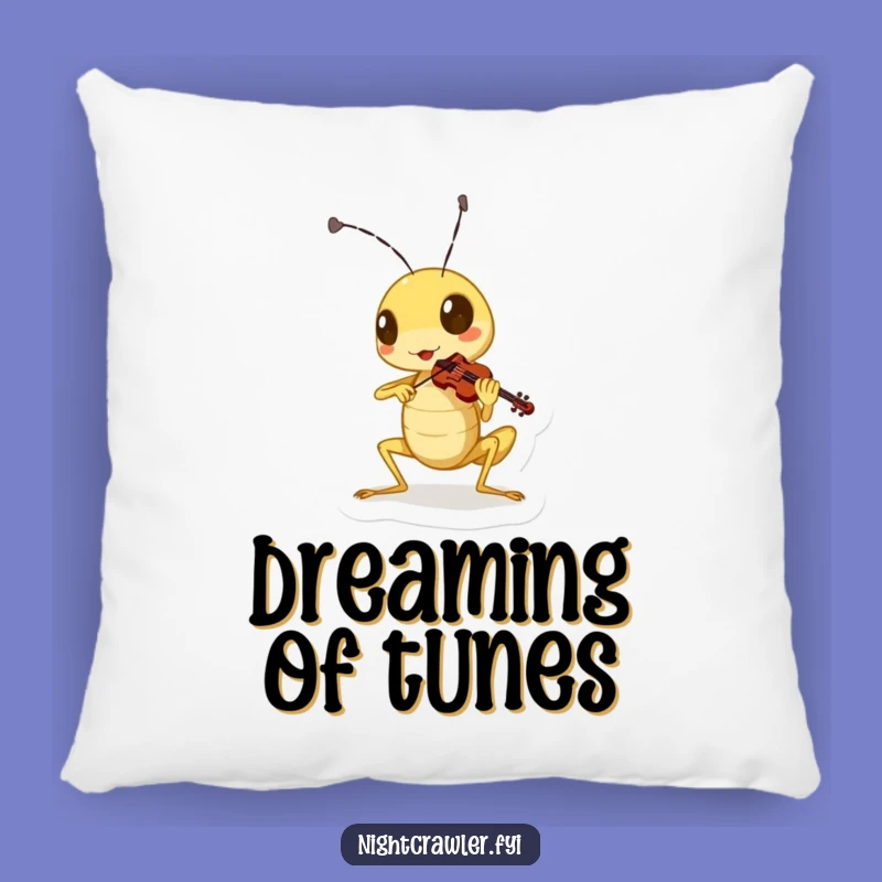 Cushion Your Sound: Funny Cricket Pillow for Musical Comfort