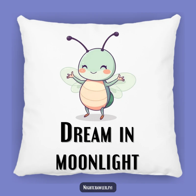 Funny Dancing Bug Pillow: Cute Insect Moonlight Twitch Cushion, Gift