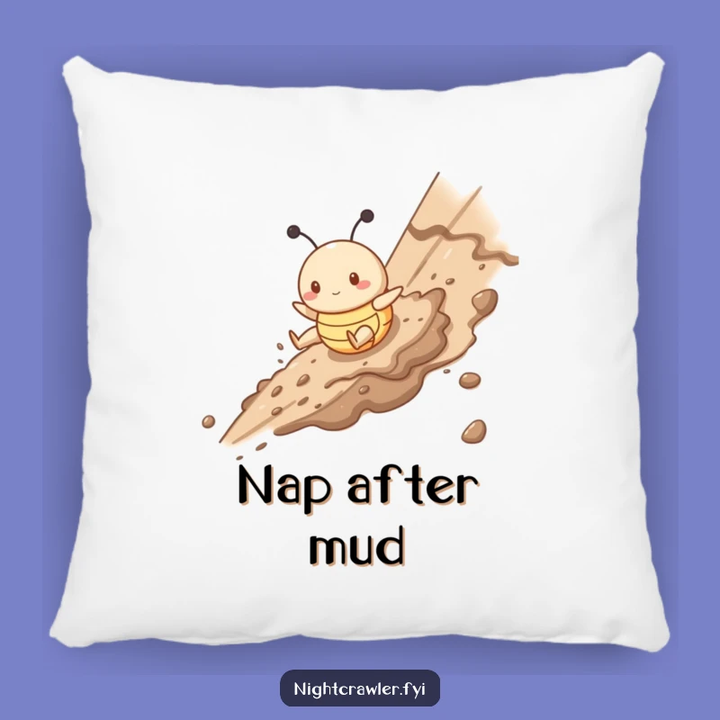 Funny Muddy Buggy Pillow: Gleeful Slide Cushion, Cozy Messy Gift