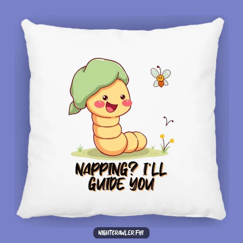 Funny Guiding Worm Pillow: Cozy Comfort, Kind Heart Funny Gift