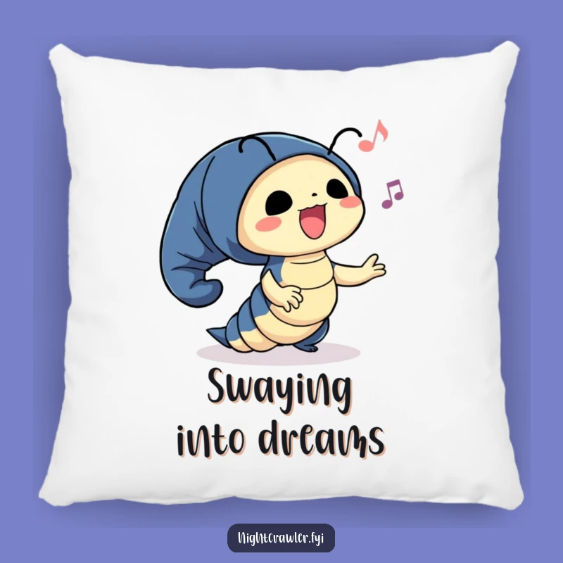 Funny Comfort Pillow: Night Crawler's Happy Sway Decor