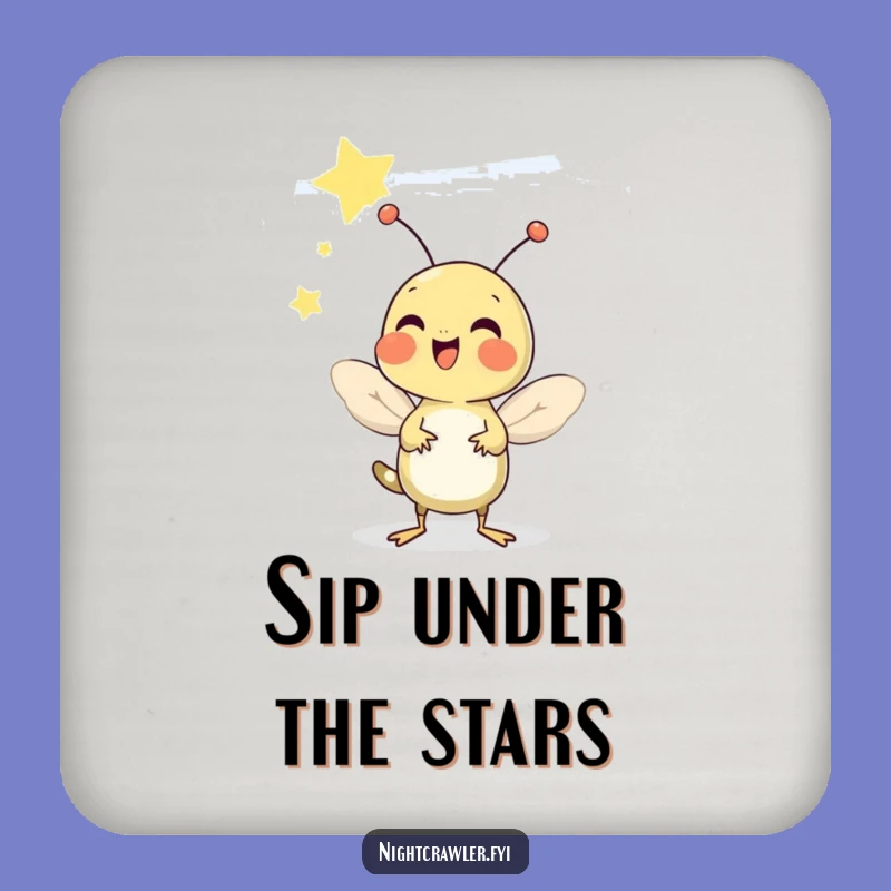 Funny Cricket Chirp Coasters: Protect Surfaces with Summer Cheer