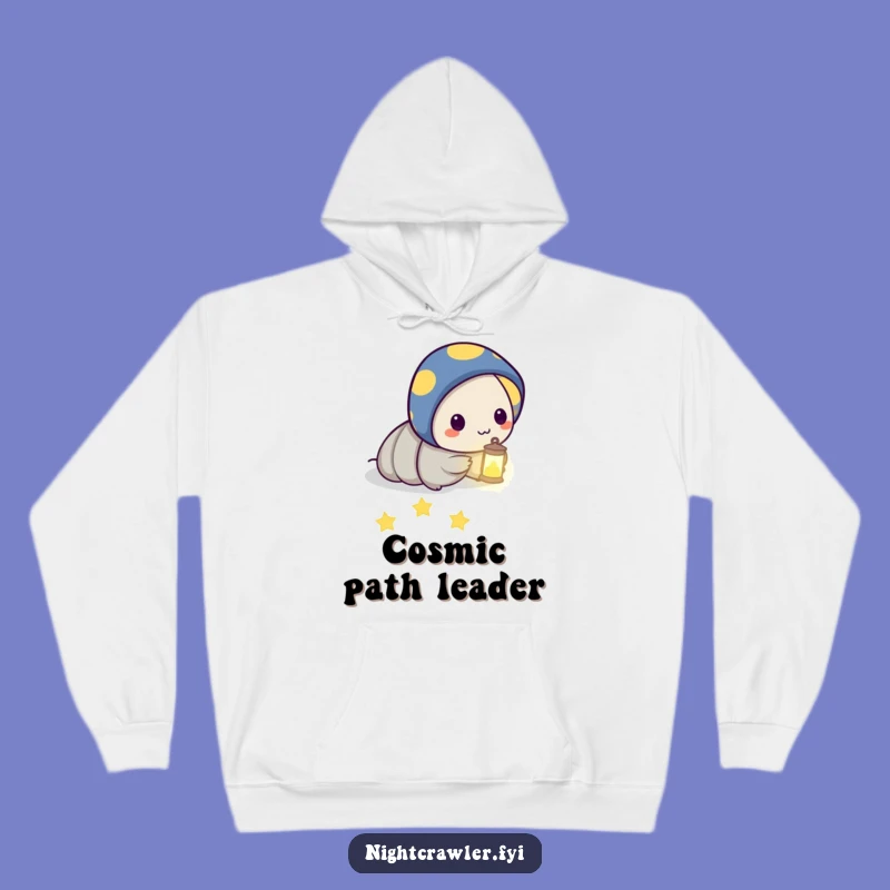 Cozy Funny Night Crawler Star Hoodie: Warm Gift for Guiding Lights