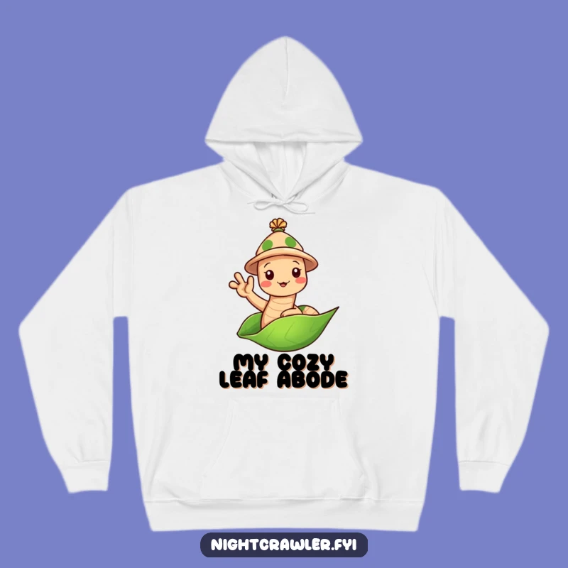 Funny Earthworm Hat Hoodie: Cute Waving Worm, Perfect Cozy & Gift