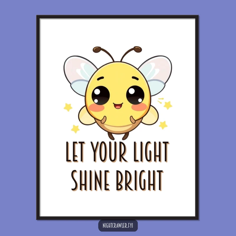 Free Printable Wall Art: Firefly Art, Whimsical Light Up Decor