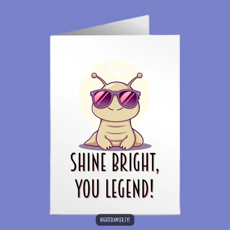 Free Printable Congrats Card: Hilarious Moonlit Slug, Perfect Downloadable Gift