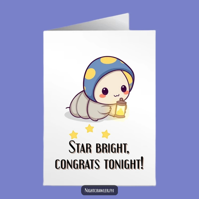 Free Printable Funny Congrats Card: Guiding Light to Success!