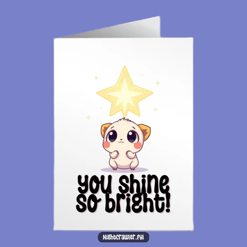Free Printable Thank You Card: Star Gazer Funny Downloadable Gift of Thanks