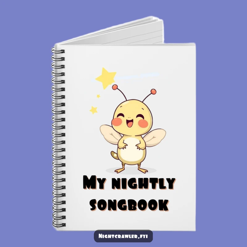 Funny Cricket Chirp Notebook: Capture Summer ThoughtsMerrily