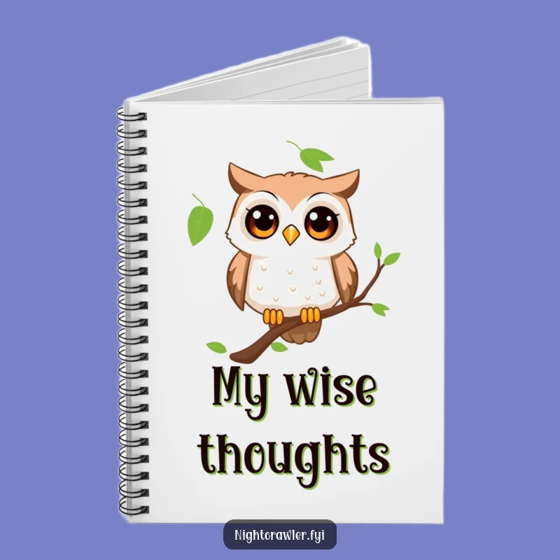 Funny Curious Owl Notebook: Journal Your Wonders, Perfect Fun Gift!