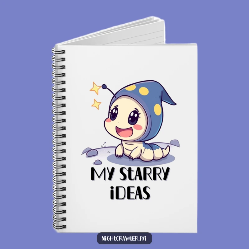 Funny Journal: Night Crawler's Surprise Shooting Star Notebook