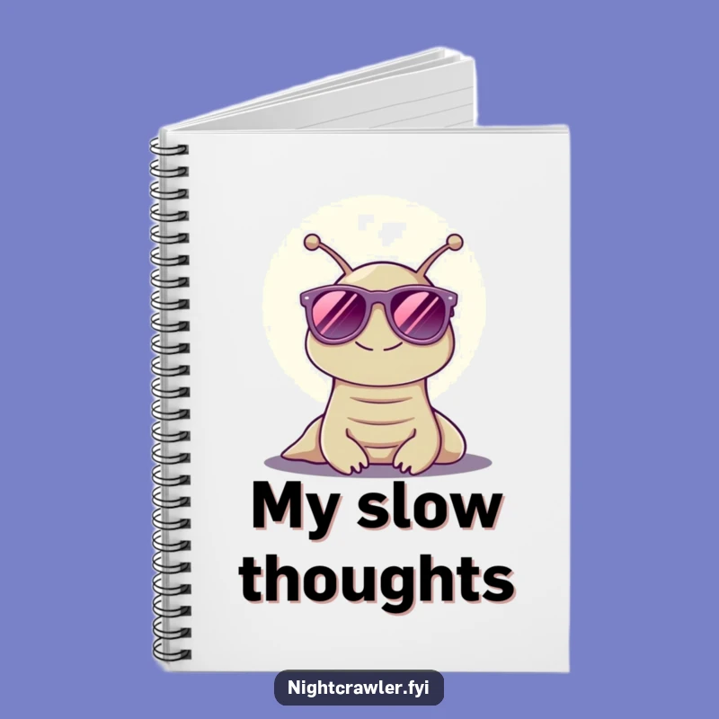 Funny Moonlight Slug Notebook: Jot Down Ideas with Hilarious, Cool Vibes, Perfect Gift