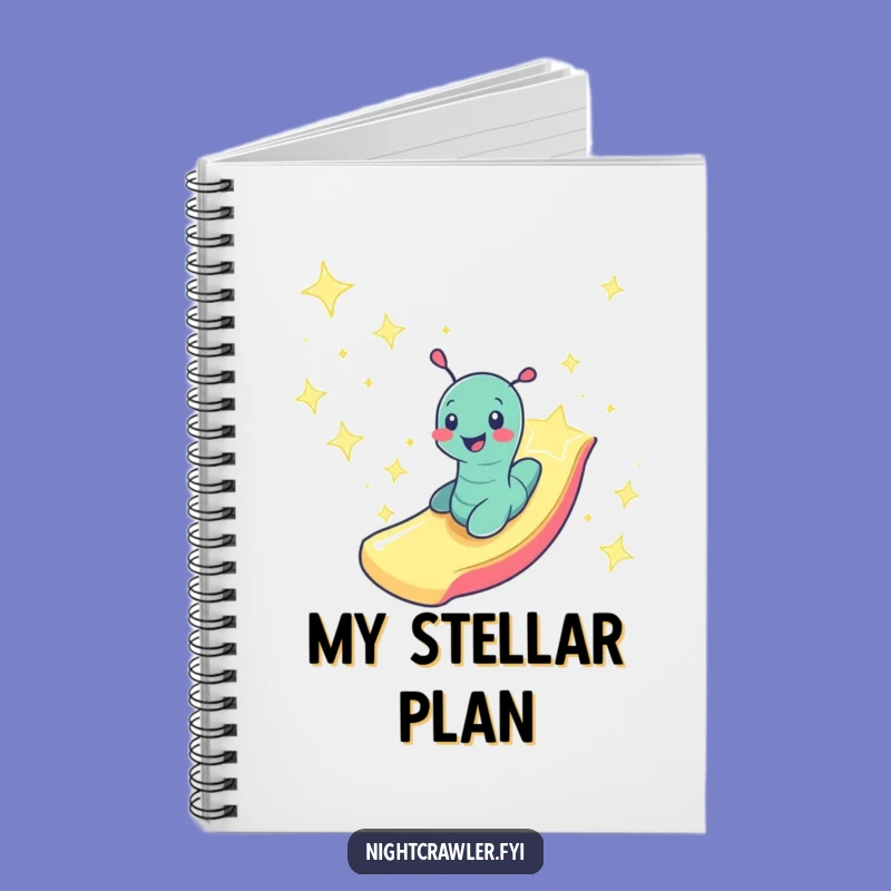 Funny Starlight Journey Notebook - Cosmic Character, Perfect Funny Gift
