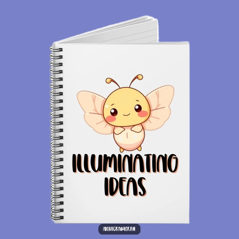 Funny Happy Moth Notebook: Journal Your Dreams, Perfect Fun Gift!