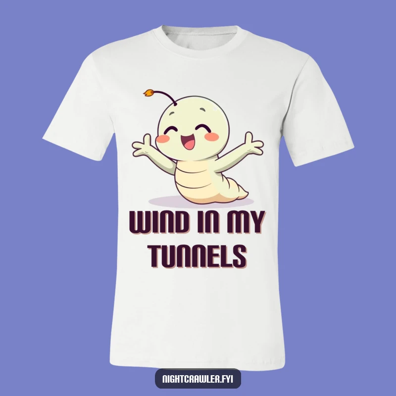 Funny Happy Night Crawler T-Shirt: Feel the Breeze of Laughter