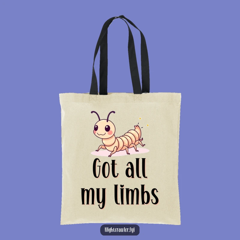 Funny Centipede Tote Bag: Carry Your Style with a Playful Wiggle